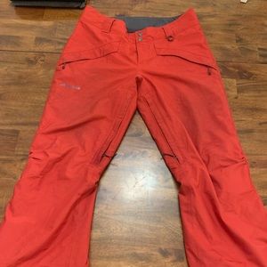 Patagonia Recco H2no Ski Snowboard Womens Medium - Red